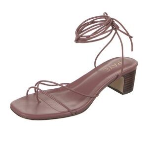 Raye Talia Mauve Ankle Wrap Heels 7.5